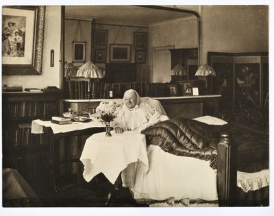Florence Nightingale im Bett, 1906 von Elizabeth Bosanquet